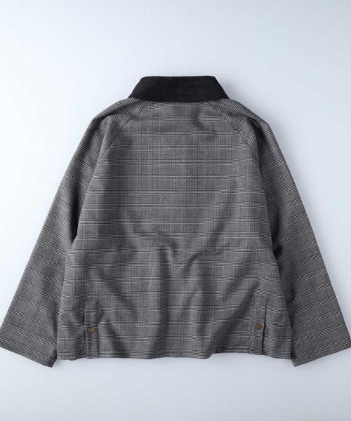 HONEYSUCKLE ROSE(ハニーサックルローズ)の「【HONEYSUCKLE ROSE】衿配色ジャケット(その他アウター・レディース・グレー/ブラック・M/L)」の5枚目の写真