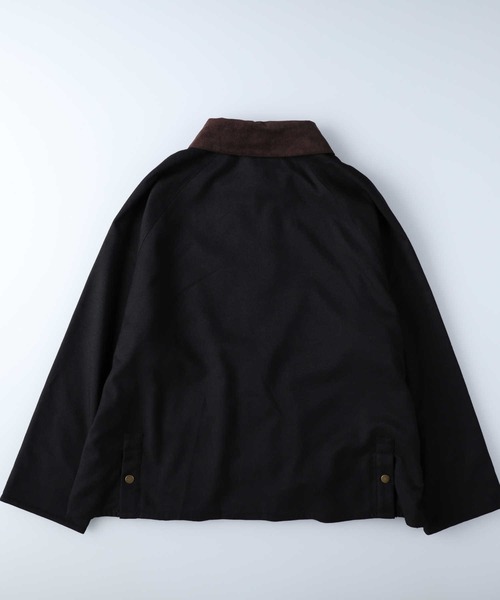 HONEYSUCKLE ROSE(ハニーサックルローズ)の「【HONEYSUCKLE ROSE】衿配色ジャケット(その他アウター・レディース・グレー/ブラック・M/L)」の6枚目の写真