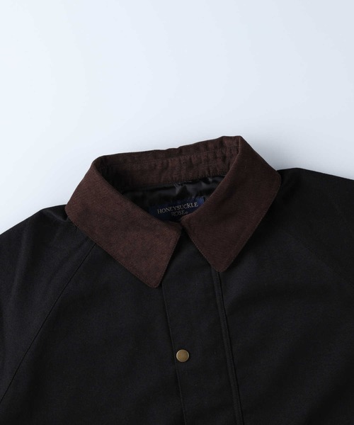 HONEYSUCKLE ROSE(ハニーサックルローズ)の「【HONEYSUCKLE ROSE】衿配色ジャケット(その他アウター・レディース・グレー/ブラック・M/L)」の7枚目の写真