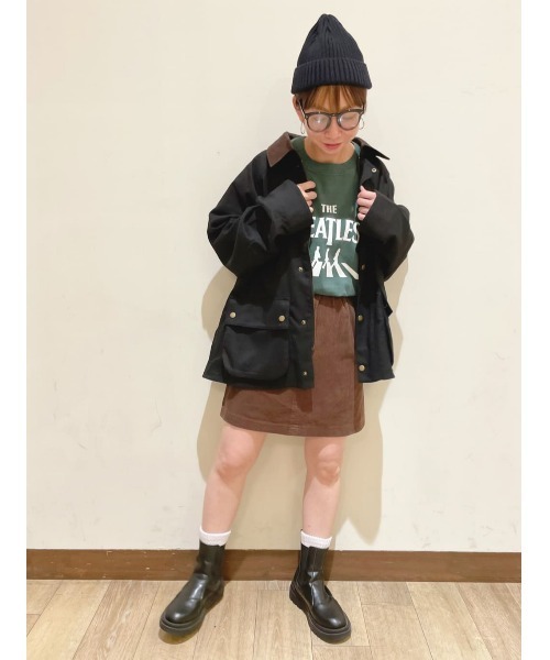 HONEYSUCKLE ROSE(ハニーサックルローズ)の「【HONEYSUCKLE ROSE】衿配色ジャケット(その他アウター・レディース・グレー/ブラック・M/L)」の20枚目の写真