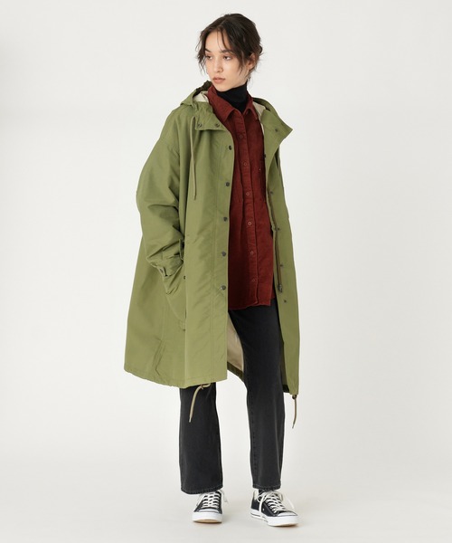 Levi's(リーバイス)の「Levi's/リーバイス SLOANレインジャケット MARTINI OLIVE(ミリタリージャケット・レディース・マルチ・M/XS/S)」の9枚目の写真