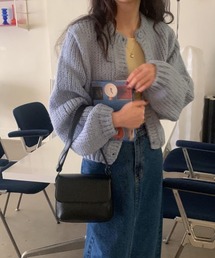 ルーズフィットラウンドガーディガン