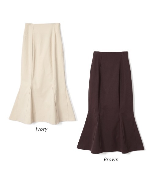 flower(フラワー)の「カームパピヨンスカート(スカート・レディース・アイボリー/ブラウン・FREE)」の22枚目の写真