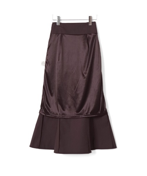 flower(フラワー)の「カームパピヨンスカート(スカート・レディース・アイボリー/ブラウン・FREE)」の14枚目の写真