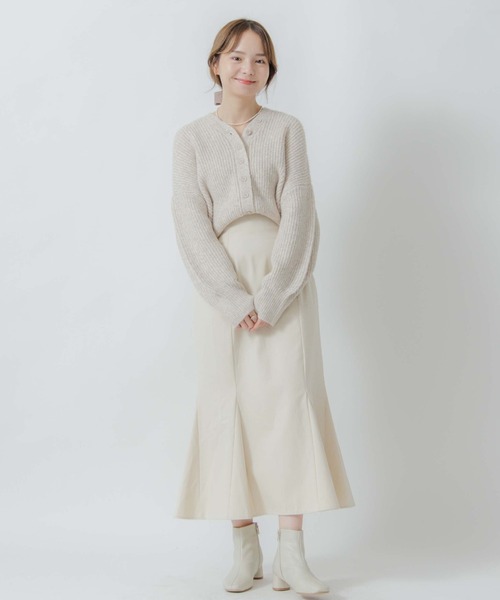 flower(フラワー)の「カームパピヨンスカート(スカート・レディース・アイボリー/ブラウン・FREE)」の21枚目の写真