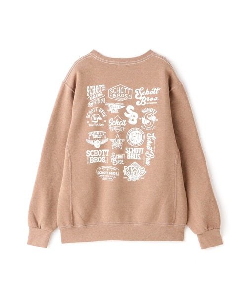 Women's】Schott/ショット/VARIETY LOGO SWEAT/バラエティロゴ スウェット
