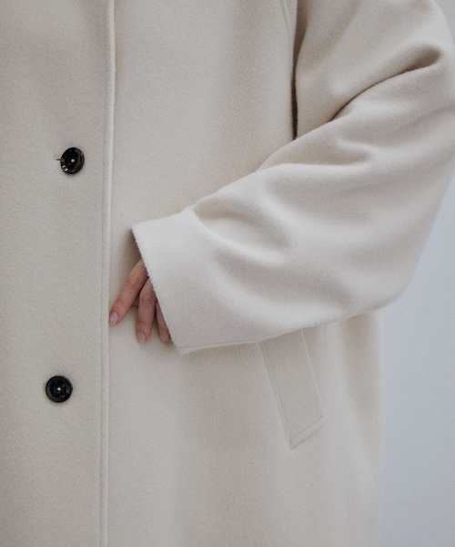 ADAM ET ROPE'（アダムエロペ）の「ウールスタンドカラーコート