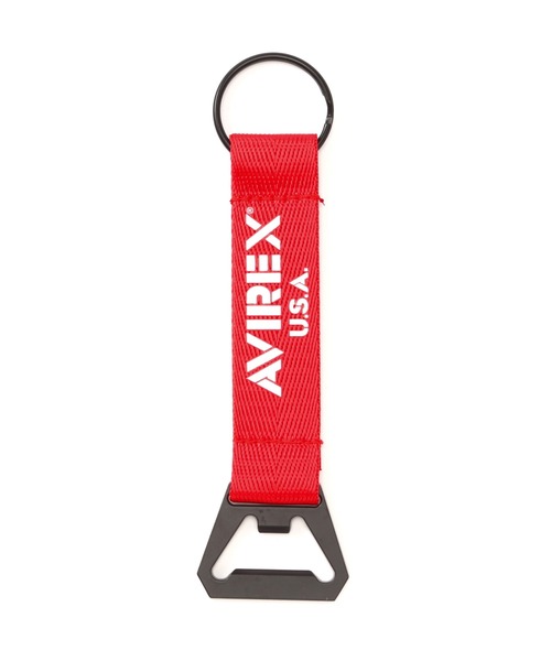 AVIREX（アヴィレックス）の「【直営店限定】BOTTLE OPENER KEYCHAIN / ボトルオープナー キーチェーン / AVIREX / アヴィレックス（キーホルダー・メンズ・その他13/オレンジ/ブラック/パープル/ライトグリーン/レッド・F）」の4枚目の写真
