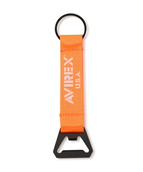 AVIREX（アヴィレックス）の「【直営店限定】BOTTLE OPENER KEYCHAIN / ボトルオープナー キーチェーン / AVIREX / アヴィレックス（キーホルダー・メンズ・その他13/オレンジ/ブラック/パープル/ライトグリーン/レッド・F）」の5枚目の写真