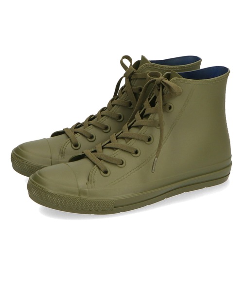 ORiental TRaffic(オリエンタルトラフィック)の「ハイカットレインスニーカー/R-0016(レインシューズ・レディース・ベージュ/カーキ/ブラック・M/S/L/LL)」の22枚目の写真