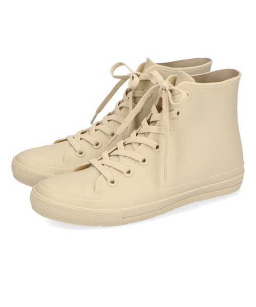 ORiental TRaffic(オリエンタルトラフィック)の「ハイカットレインスニーカー/R-0016(レインシューズ・レディース・ベージュ/カーキ/ブラック・M/S/L/LL)」の19枚目の写真