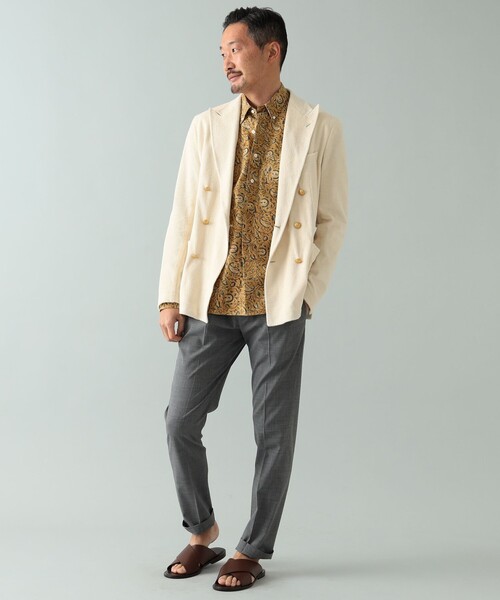 TAGLIATORE ダブルブレスト ベージュ TAGLIATORE×THE INOUEBROTHERS / 