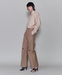 ＜6(ROKU)＞COTTON BD WIDE SHIRT/シャツ 6（ロク）の「＜6(ROKU)＞COTTON BD WIDE SHIRT/シャツ（シャツ