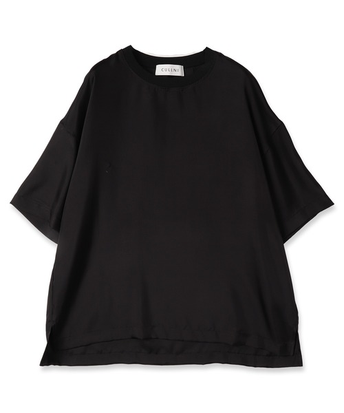 23ss クルニ　CULLNI クルーネックロゴTシャツ ビッグシルエット　茶色 CULLNI（クルニ）の「STUDIOUS別注 COLLEGE LOGO TEE（Tシャツ