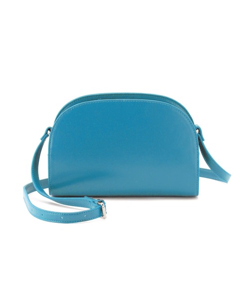 SALON adam et rope'（サロン アダム エ ロペ）の「[ご好評につき追加生産決定！]ハーフムーンショルダーバッグ5（ショルダーバッグ・レディース・ブルー/ブラック/ホワイト・FREE）」の9枚目の写真