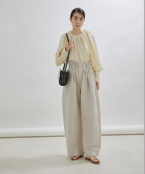 SALON adam et rope'（サロン アダム エ ロペ）の「[ご好評につき追加生産決定！]ハーフムーンショルダーバッグ5（ショルダーバッグ・レディース・ブルー/ブラック/ホワイト・FREE）」の19枚目の写真