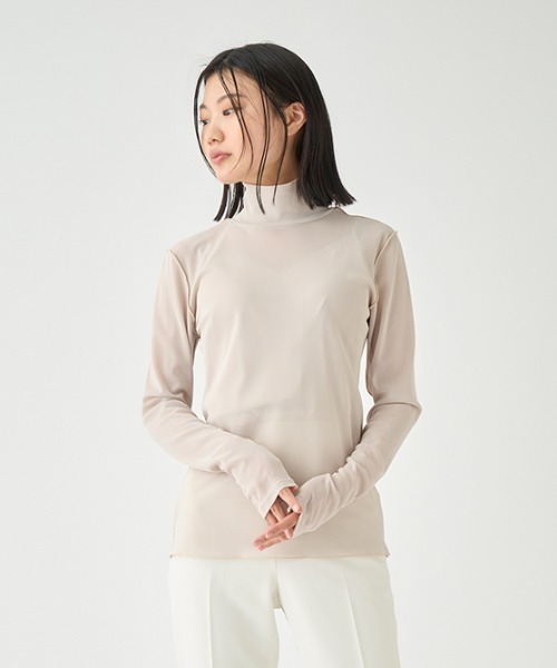 CELFORD（セルフォード）シアーカットソー CELFORD（セルフォード）の「メローシアートップス（Tシャツ