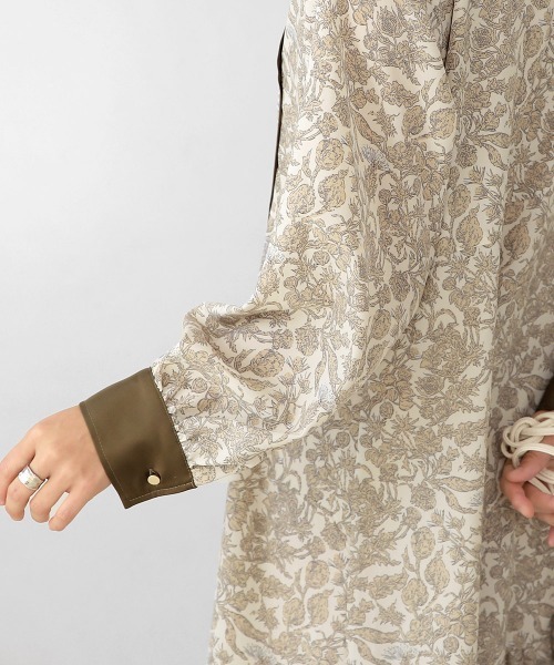 Bou Jeloud（ブージュルード）の「プリントパイピングワンピース（ワンピース・レディース・ブラック/ベージュ・38）」の20枚目の写真