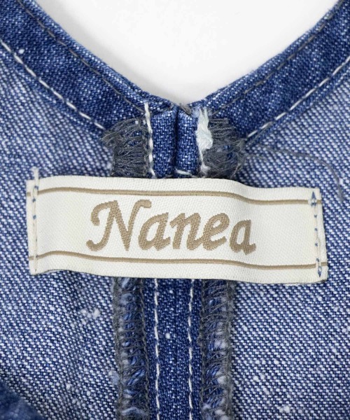 NANEA(ナネア)の「デニムノースリーブロングワンピースジャンパースカート(サロペット/オーバーオール・レディース・ブルー/ネイビー・ONE SIZE)」の20枚目の写真