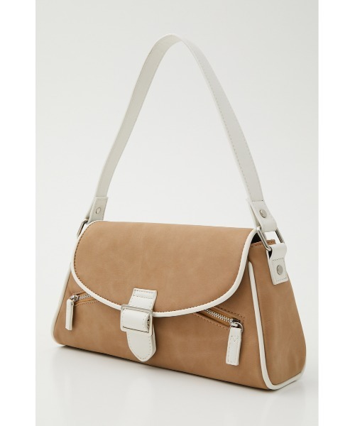 LAGUA GEM（ラグアジェム）の「PIPING ONE HANDLE BAG ワンハンドルバッグ（ハンドバッグ・レディース・ベージュ/ピンク・FREE）」の10枚目の写真