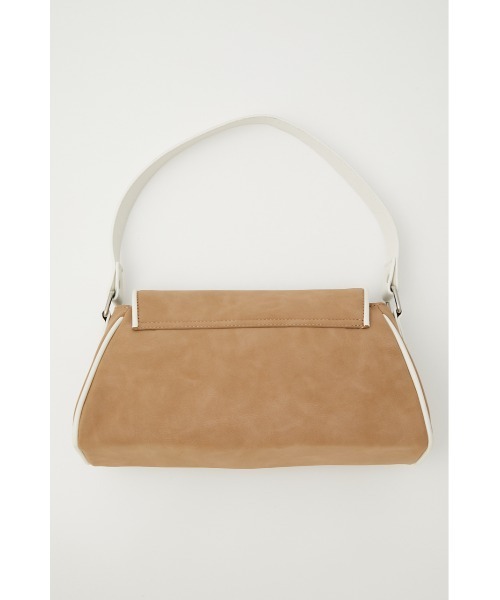 LAGUA GEM（ラグアジェム）の「PIPING ONE HANDLE BAG ワンハンドルバッグ（ハンドバッグ・レディース・ベージュ/ピンク・FREE）」の3枚目の写真