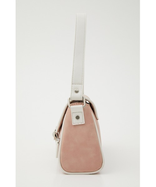 LAGUA GEM（ラグアジェム）の「PIPING ONE HANDLE BAG ワンハンドルバッグ（ハンドバッグ・レディース・ベージュ/ピンク・FREE）」の7枚目の写真