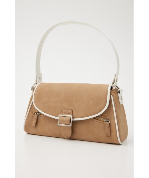 LAGUA GEM（ラグアジェム）の「PIPING ONE HANDLE BAG ワンハンドルバッグ（ハンドバッグ・レディース・ベージュ/ピンク・FREE）」の19枚目の写真