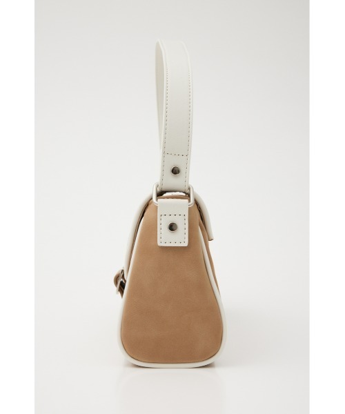 LAGUA GEM（ラグアジェム）の「PIPING ONE HANDLE BAG ワンハンドルバッグ（ハンドバッグ・レディース・ベージュ/ピンク・FREE）」の20枚目の写真