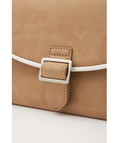 LAGUA GEM（ラグアジェム）の「PIPING ONE HANDLE BAG ワンハンドルバッグ（ハンドバッグ・レディース・ベージュ/ピンク・FREE）」の22枚目の写真