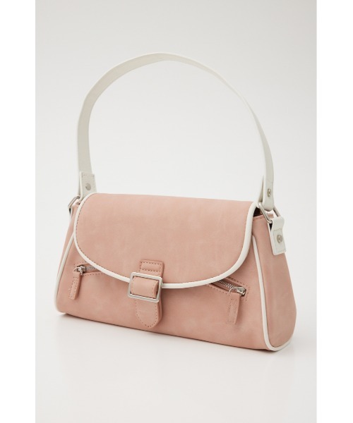 LAGUA GEM（ラグアジェム）の「PIPING ONE HANDLE BAG ワンハンドルバッグ（ハンドバッグ・レディース・ベージュ/ピンク・FREE）」の16枚目の写真