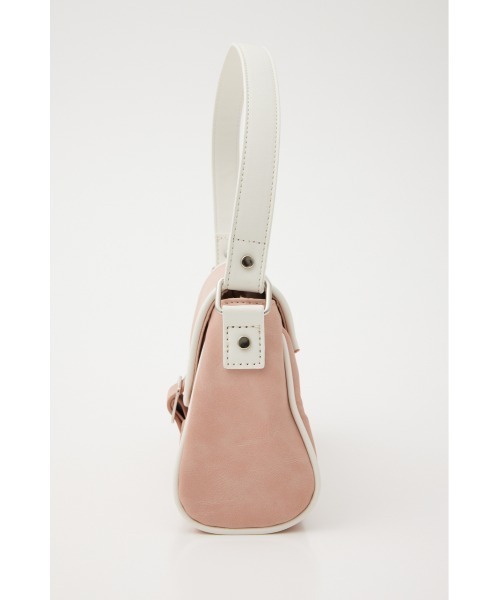 LAGUA GEM（ラグアジェム）の「PIPING ONE HANDLE BAG ワンハンドルバッグ（ハンドバッグ・レディース・ベージュ/ピンク・FREE）」の17枚目の写真