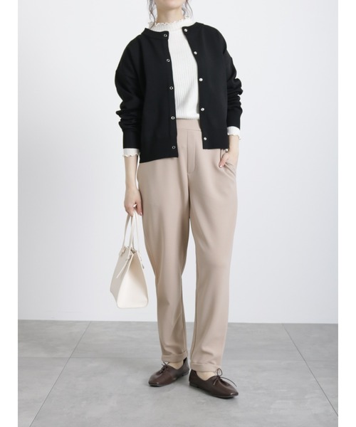 Samansa Mos2 blue(サマンサモスモスブルー)の「リングドットニットカーディガン(カーディガン/ボレロ・レディース・ブラック/ブルー/キナリ/イエロー/グリーン・フリ-)」の6枚目の写真