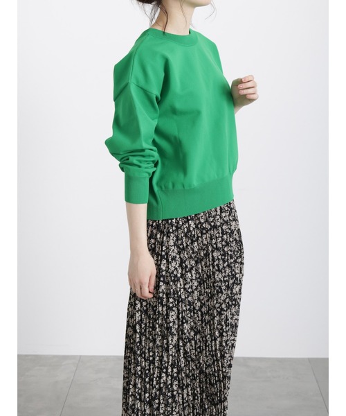 Samansa Mos2 blue(サマンサモスモスブルー)の「リングドットニットカーディガン(カーディガン/ボレロ・レディース・ブラック/ブルー/キナリ/イエロー/グリーン・フリ-)」の17枚目の写真