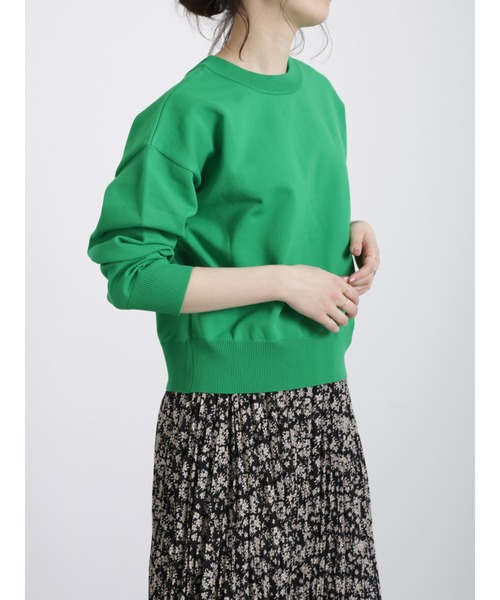 Samansa Mos2 blue(サマンサモスモスブルー)の「リングドットニットカーディガン(カーディガン/ボレロ・レディース・ブラック/ブルー/キナリ/イエロー/グリーン・フリ-)」の20枚目の写真