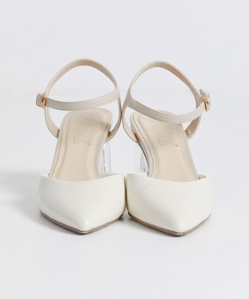 NOELA(ノエラ)の「クリアヒールパンプス(パンプス・レディース・ブラウン/オフホワイト/ピンク・S/L/M)」の2枚目の写真