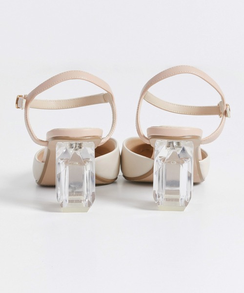 NOELA(ノエラ)の「クリアヒールパンプス(パンプス・レディース・ブラウン/オフホワイト/ピンク・S/L/M)」の5枚目の写真