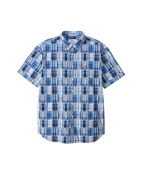 Champion(チャンピオン)の「【Champion/チャンピオン】メンズ メンズカジュアル ショートスリーブシャツ(シャツ/ブラウス・メンズ・イエロー/ブルー/ダークグリーン・MEDIUM/LARGE/X-LARGE)」の3枚目の写真