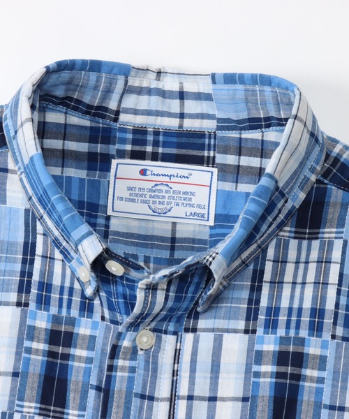 Champion(チャンピオン)の「【Champion/チャンピオン】メンズ メンズカジュアル ショートスリーブシャツ(シャツ/ブラウス・メンズ・イエロー/ブルー/ダークグリーン・MEDIUM/LARGE/X-LARGE)」の21枚目の写真