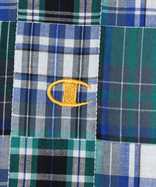 Champion(チャンピオン)の「【Champion/チャンピオン】メンズ メンズカジュアル ショートスリーブシャツ(シャツ/ブラウス・メンズ・イエロー/ブルー/ダークグリーン・MEDIUM/LARGE/X-LARGE)」の15枚目の写真