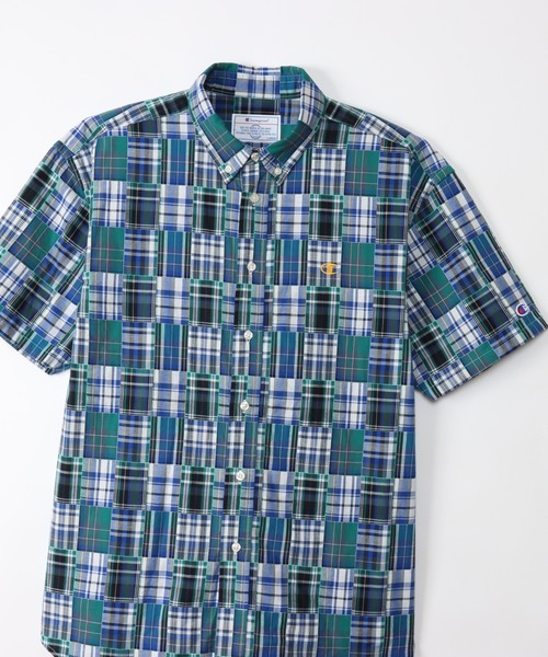 Champion(チャンピオン)の「【Champion/チャンピオン】メンズ メンズカジュアル ショートスリーブシャツ(シャツ/ブラウス・メンズ・イエロー/ブルー/ダークグリーン・MEDIUM/LARGE/X-LARGE)」の16枚目の写真
