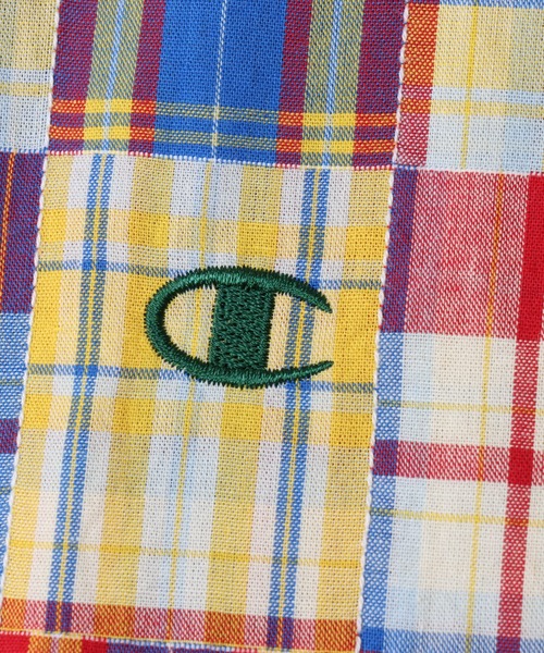 Champion(チャンピオン)の「【Champion/チャンピオン】メンズ メンズカジュアル ショートスリーブシャツ(シャツ/ブラウス・メンズ・イエロー/ブルー/ダークグリーン・MEDIUM/LARGE/X-LARGE)」の10枚目の写真