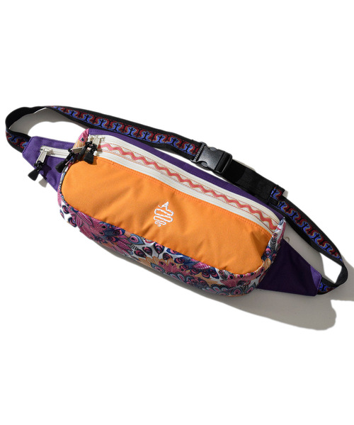 ALDIES（アールディーズ）の「Zimon Waist Bag / ジモンウエストバッグ（ボディバッグ/ウエストポーチ・メンズ・ブラック×ブルー/オレンジ系/ブラック×グリーン・FREE）」の3枚目の写真