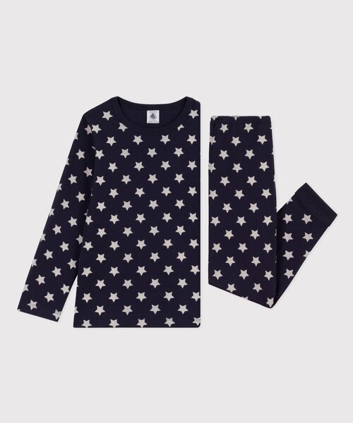 PETIT BATEAU（プチバトー）の「プリント長袖パジャマ（ルームウェア/パジャマ・キッズ・ダークネイビー・6YEAR/8YEAR/10YEAR/12YEAR）」の5枚目の写真