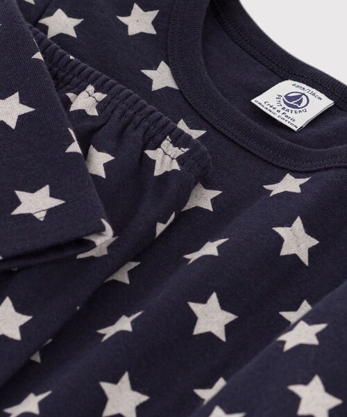 PETIT BATEAU（プチバトー）の「プリント長袖パジャマ（ルームウェア/パジャマ・キッズ・ダークネイビー・6YEAR/8YEAR/10YEAR/12YEAR）」の7枚目の写真