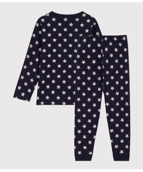 PETIT BATEAU（プチバトー）の「プリント長袖パジャマ（ルームウェア/パジャマ・キッズ・ダークネイビー・6YEAR/8YEAR/10YEAR/12YEAR）」の3枚目の写真