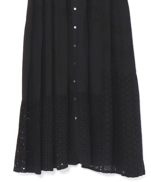 チャイハネ（チャイハネ）の「【チャイハネ】シフリー刺繍メグナノースリーブワンピース（ワンピース・レディース・ブラック/ホワイト/ブルー・FREE）」の11枚目の写真