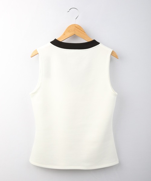 CECIL McBEE（セシルマクビー）の「CECIL McBEE green ヘンリーノースリーブ　GOLF（タンクトップ・レディース・ブラック/ホワイト・2/1）」の12枚目の写真