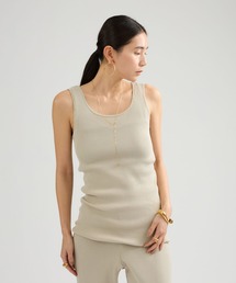 Chaos | Chaos(カオス)/◇3/4坪田あさみさんIGLIVE紹介アイテム◇　16Gインプレリブニットタンクトップ　【セットアップ可】(タンクトップ)