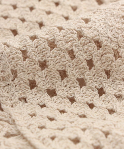 チチカカ(チチカカ)の「クロシェ風ワンピース(ワンピース・レディース・ブラック/アイボリー・FREE)」の14枚目の写真