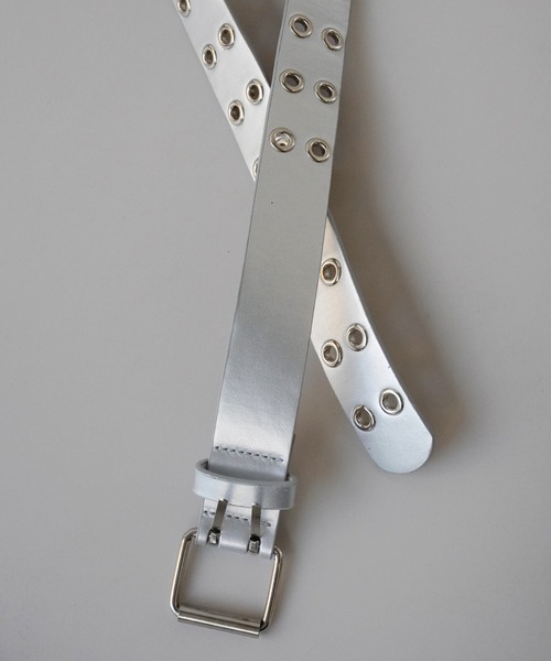 ダブルピン ハトメ ベルト / アイレット ベルト（ベルト）｜Port